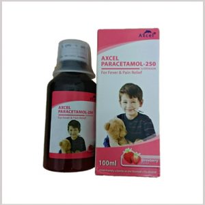 Axcel Paracetamol 250mg 100ml (Strawberry) (1’s)